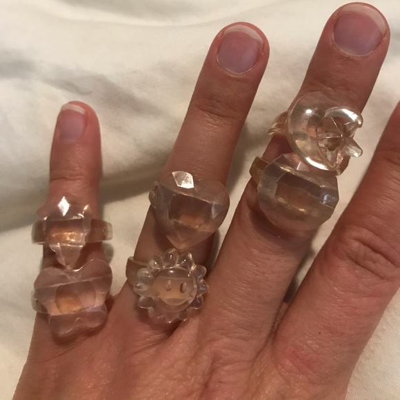 Set of Clear Rings - Picture 1 of 1